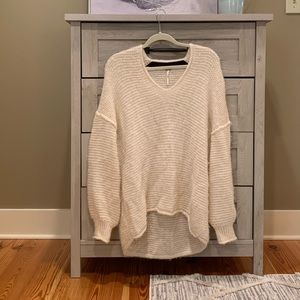 Free People Cream Sweater